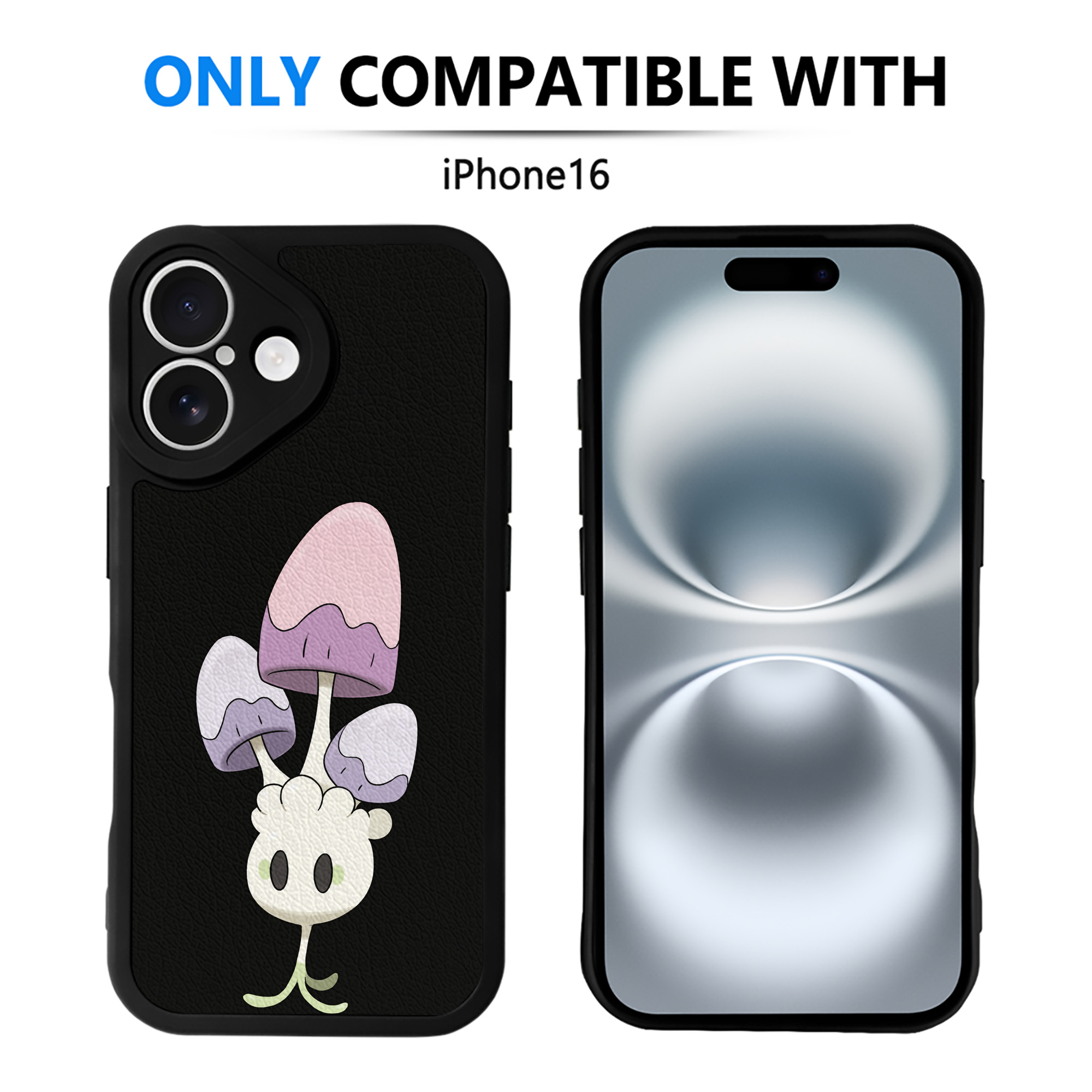 （画像用） ポケットモンスター Pokémon 【iPhone 16シリーズ対応】シリコンスマホケース（レザー調） 材質：シリコン